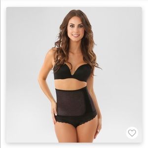 Post pregnancy original belly wrap - black L